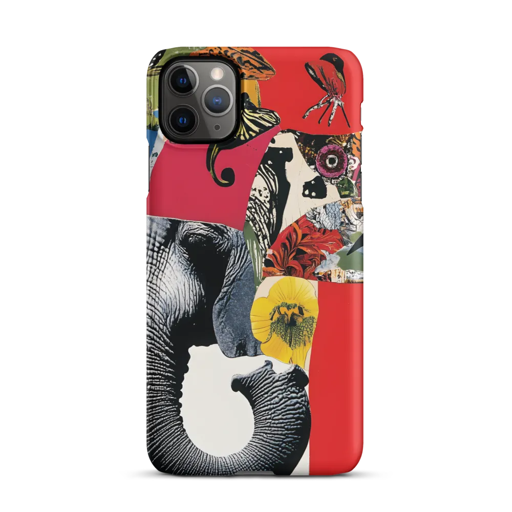 Whimsical Elephant: A Vibrant Collage of Life