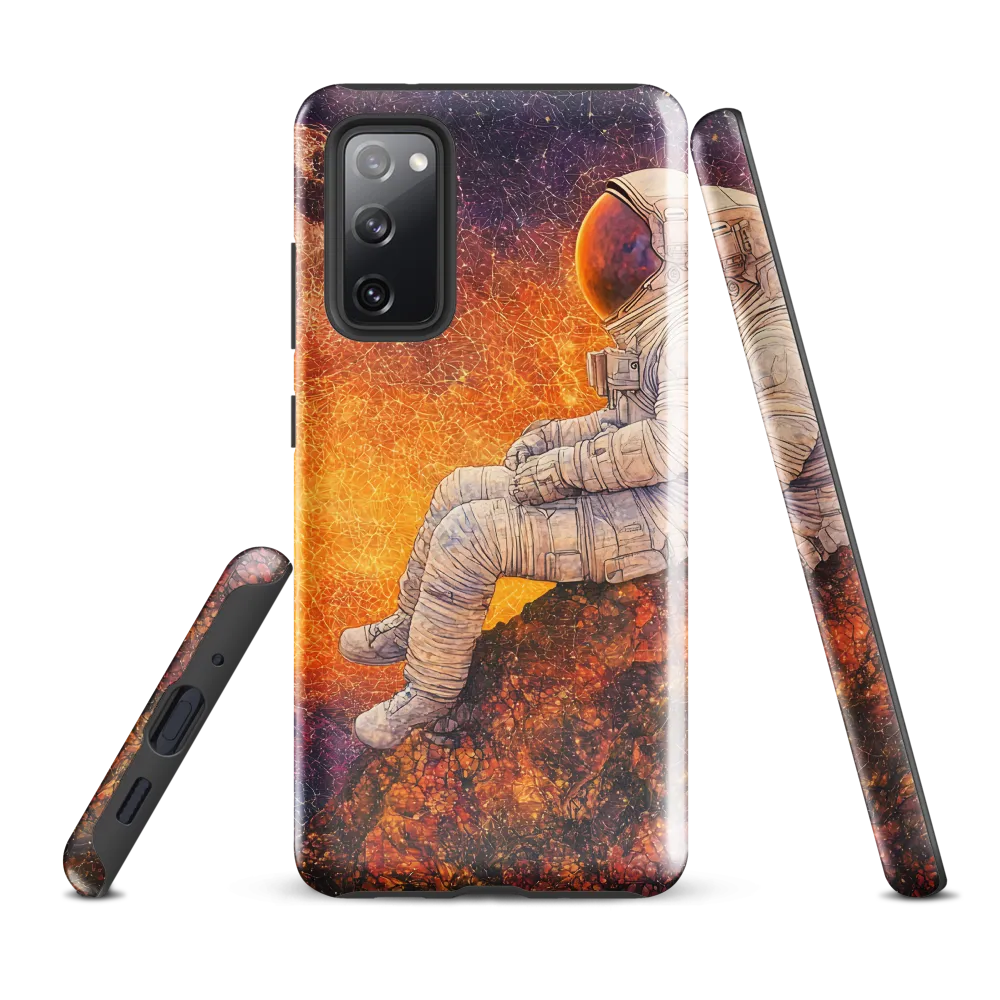 Cosmic Contemplation | Phone Case |  S20 FE | Tough Case | Glossy