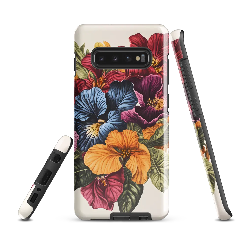 Floral Symphony in Color | Phone Case |  S10 Plus | Tough Case | Glossy