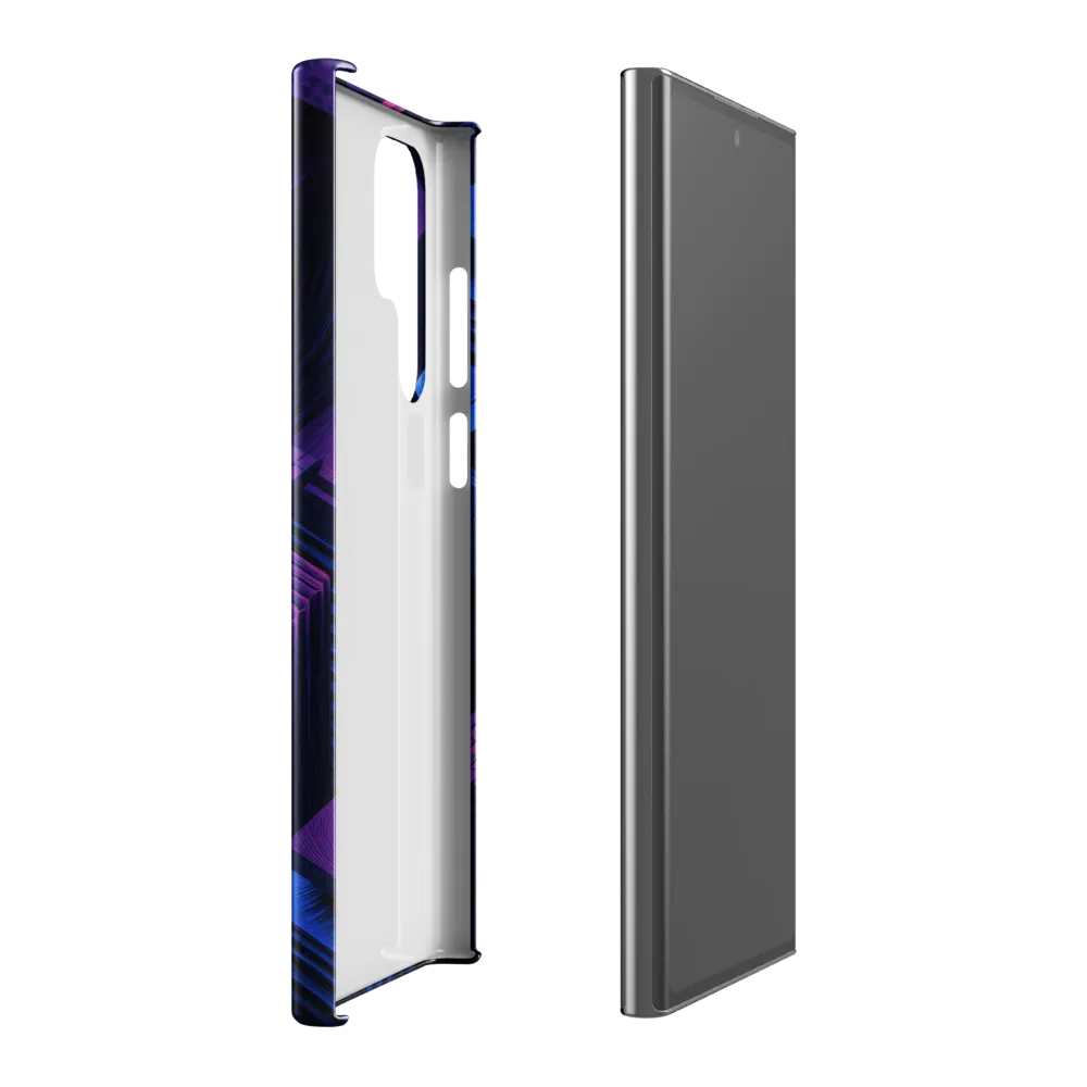 Geometric Dreams in Blue and Purple