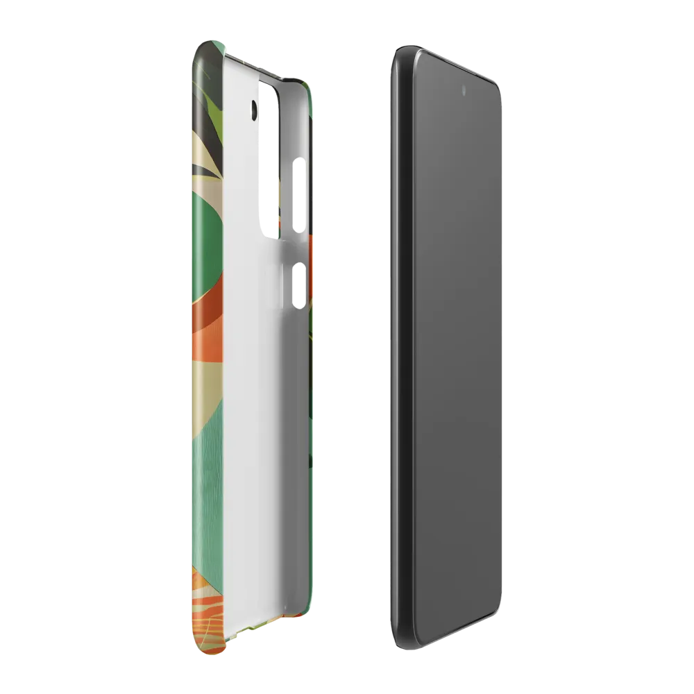 Bold Serenity: A Modern Portrait | Phone Case |  S21 Plus | Snap Case | Glossy