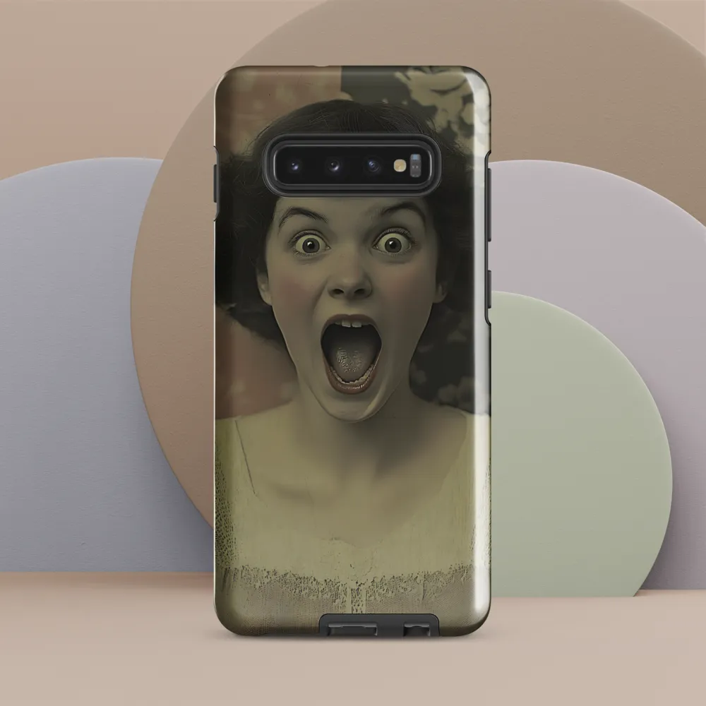 Surreal Shock | Phone Case |  S10 Plus | Tough Case | Glossy