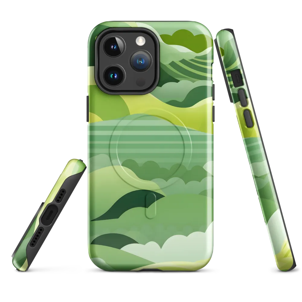 Tranquility in Green Waves
