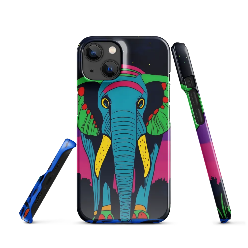 Whimsical Majesty: The Vibrant Elephant