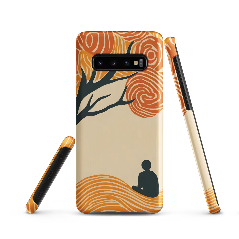 Silent Reflections under Swirling Leaves