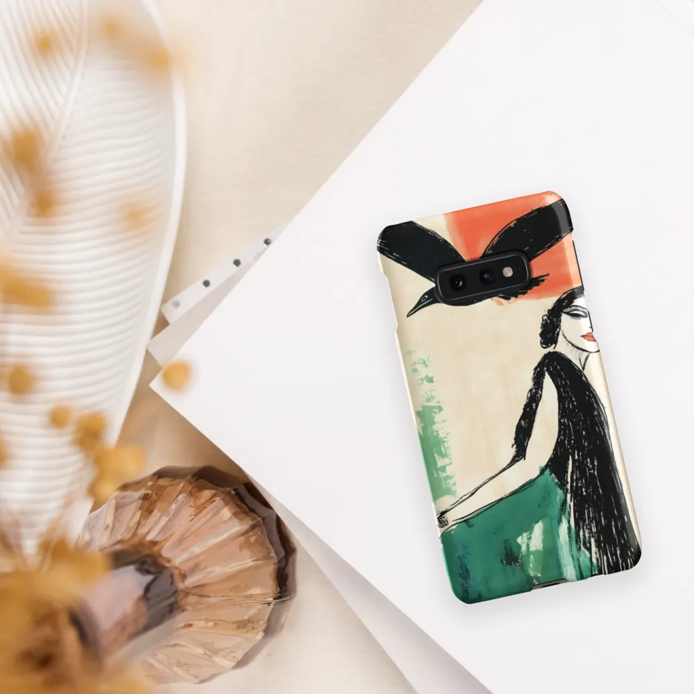 Elegance in Flight | Phone Case |  S10e | Snap Case | Matte