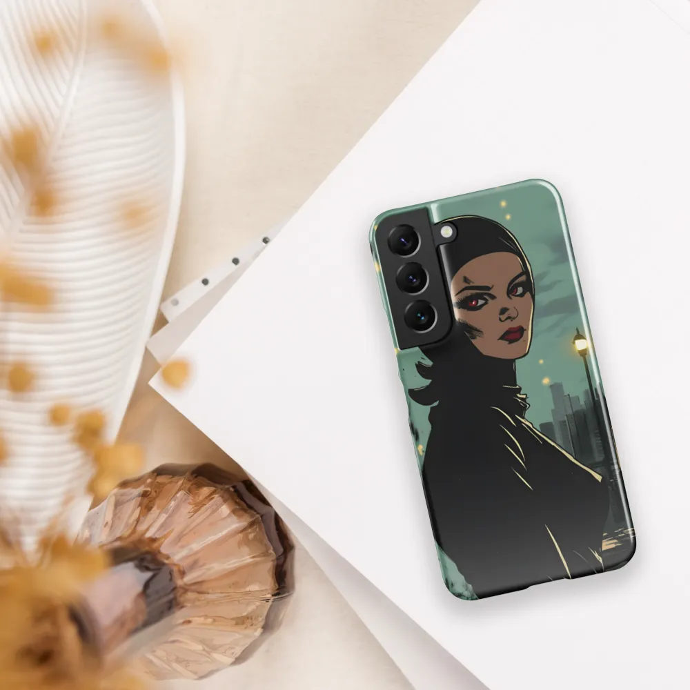 Shadows of Intrigue | Phone Case |  S22 | Snap Case | Glossy
