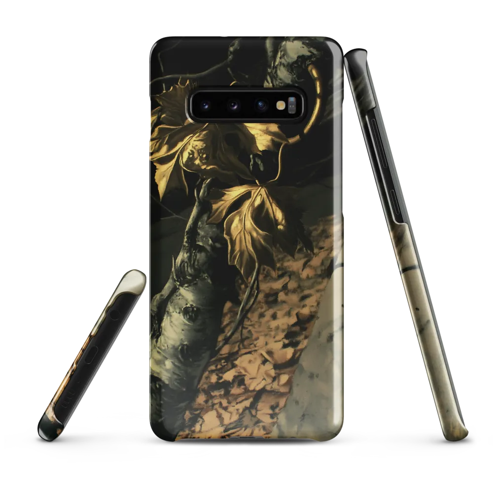 Golden Serenity: A Close Encounter with Nature | Phone Case |  S10 Plus | Snap Case | Glossy