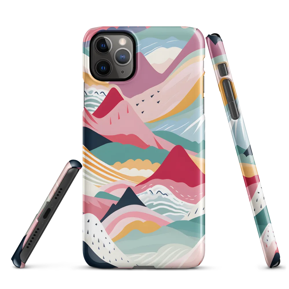 Harmonious Mountain Waves | Phone Case |  11 Pro Max | Snap Case | Glossy