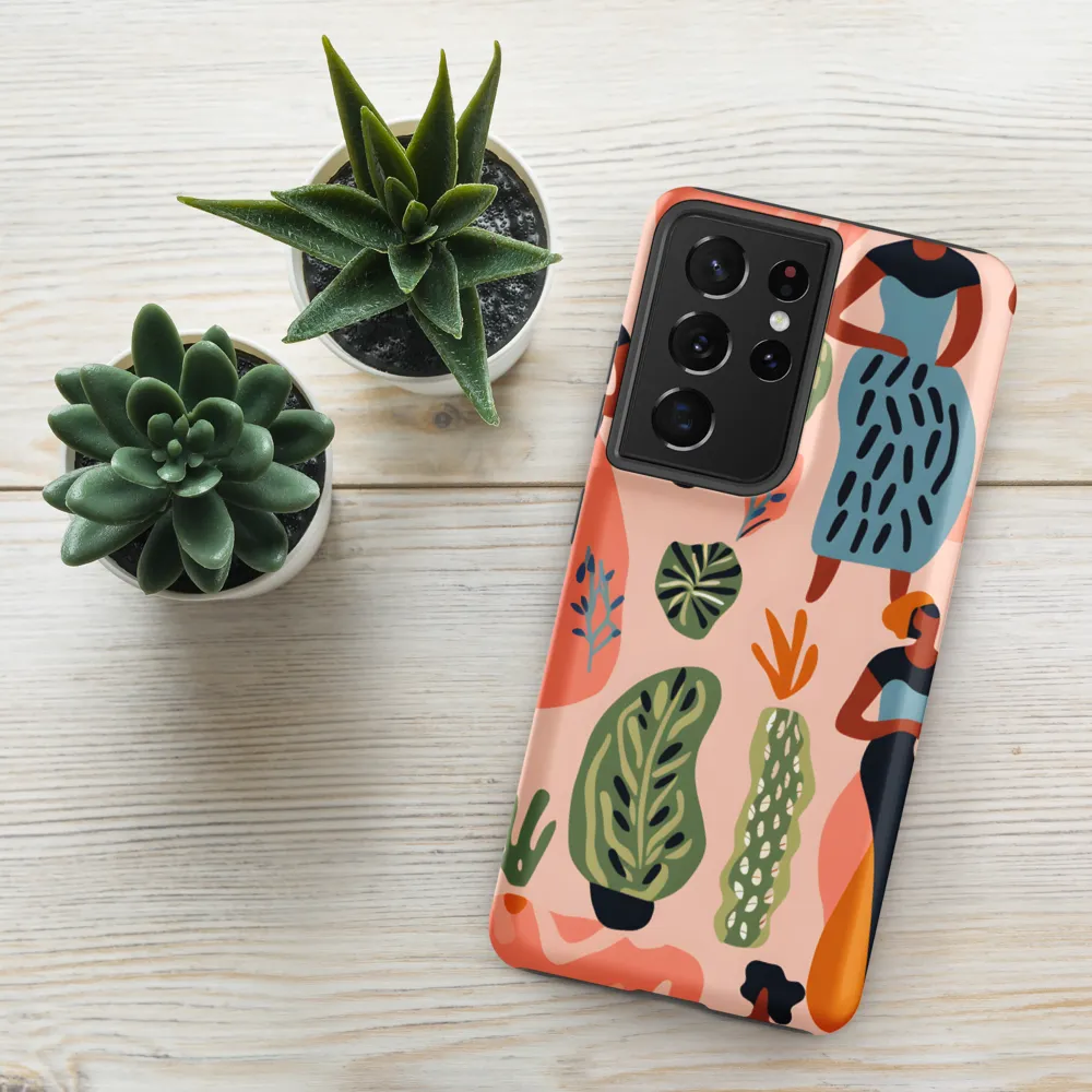 Harmony of Nature and Femininity | Phone Case |  S21 Ultra | Tough Case | Matte