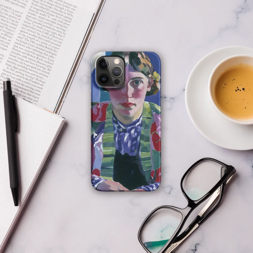 Vibrant Gaze: A Modernist Portrait