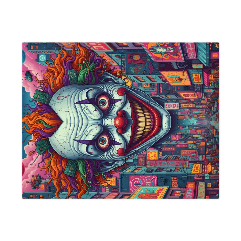 Neon Nightmare 
 Jigsaw Puzzle in Tin Box