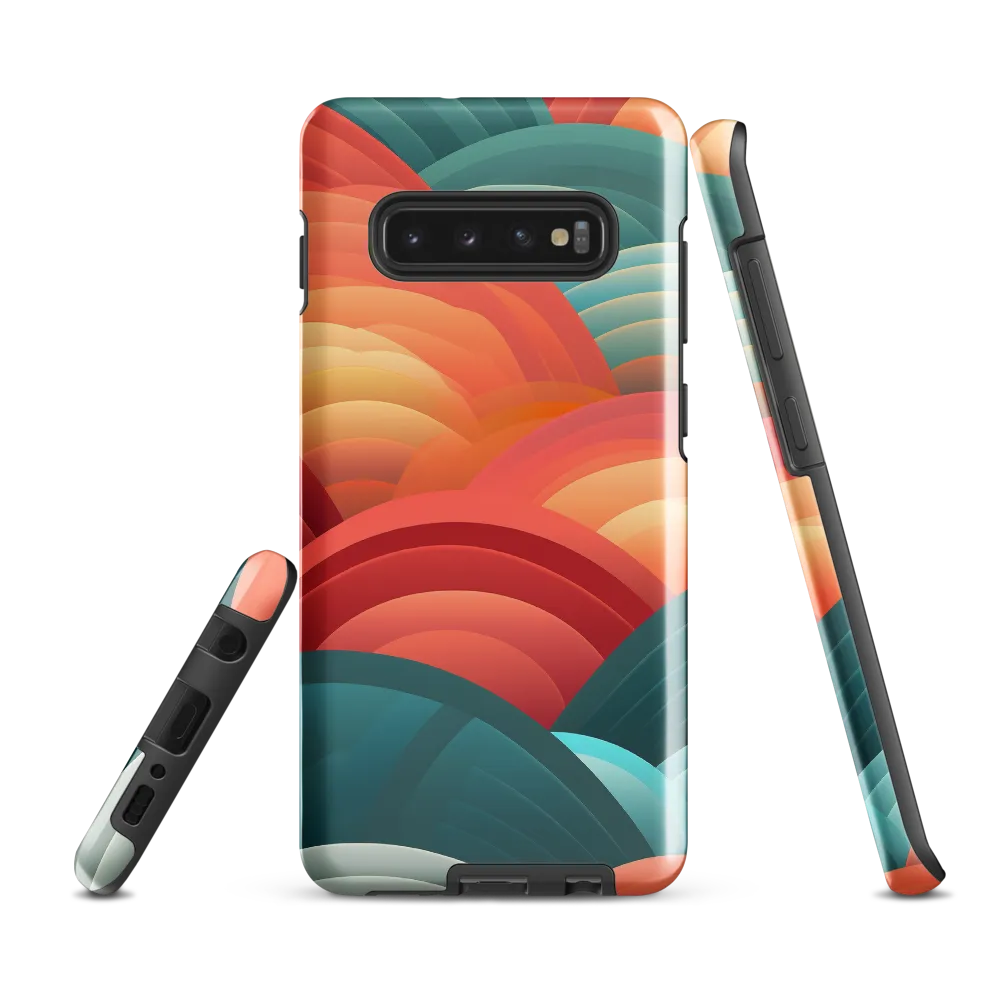 Rhythms of the Waves | Phone Case |  S10 Plus | Tough Case | Glossy