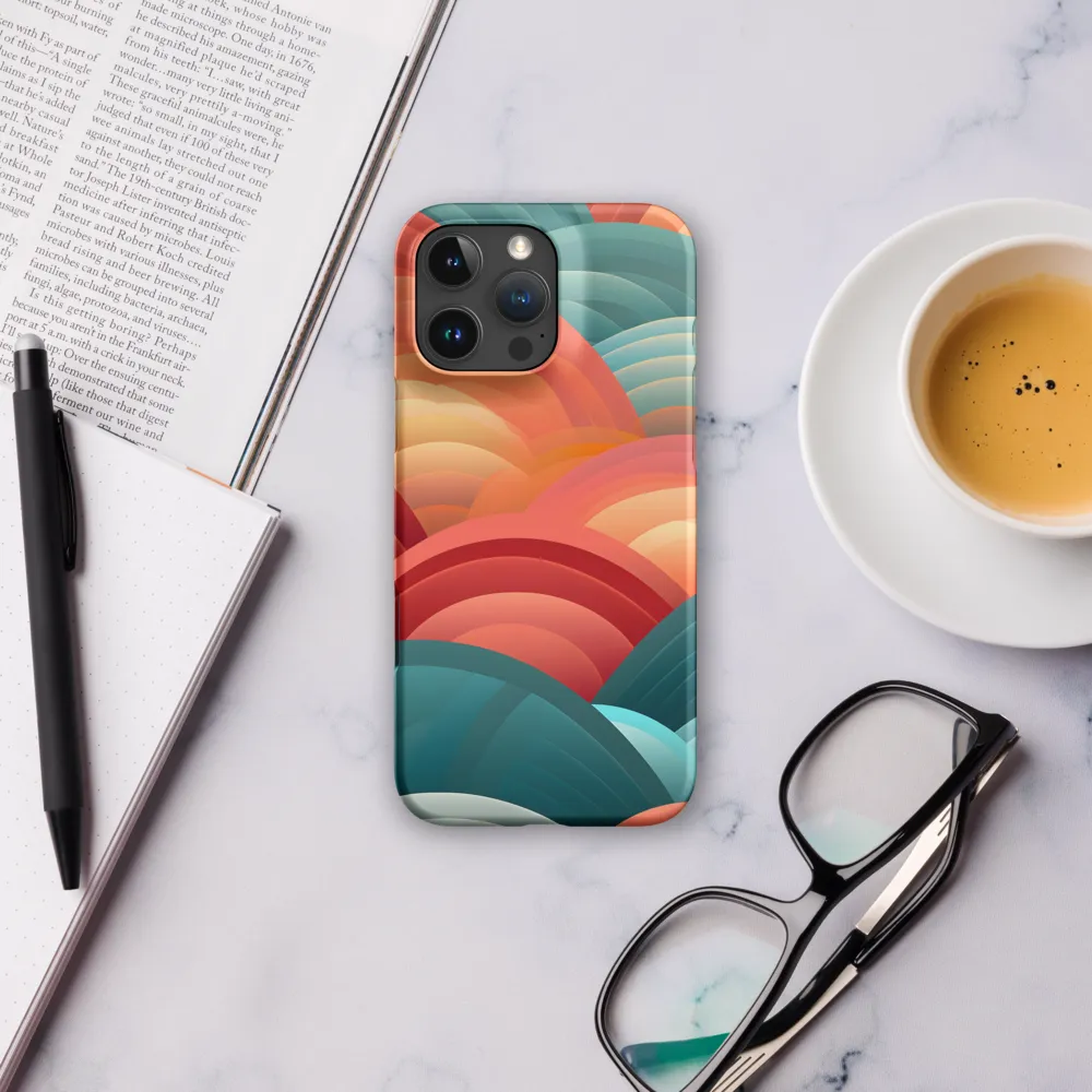Rhythms of the Waves | Phone Case |  16 Pro Max | Snap Case | Matte