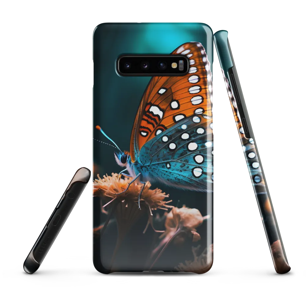 Whispers of Color: The Butterfly's Embrace | Phone Case |  S10 Plus | Snap Case | Glossy