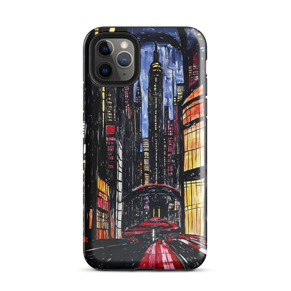 Urban Vibrance at Night | Phone Case |  11 Pro Max | Tough Case | Glossy