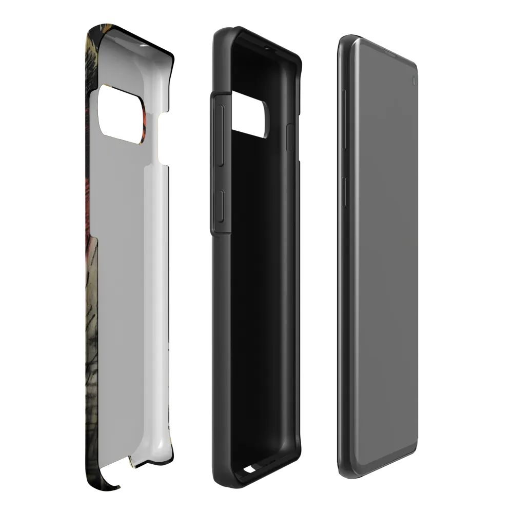 Fierce Gaze of the Wild Cat | Phone Case |  S10 Plus | Tough Case | Matte