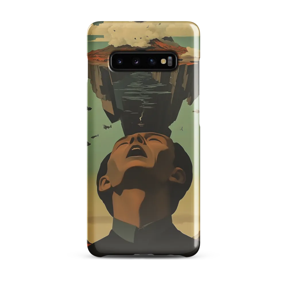 Awakening Thoughts: A Surreal Journey | Phone Case |  S10 Plus | Snap Case | Glossy