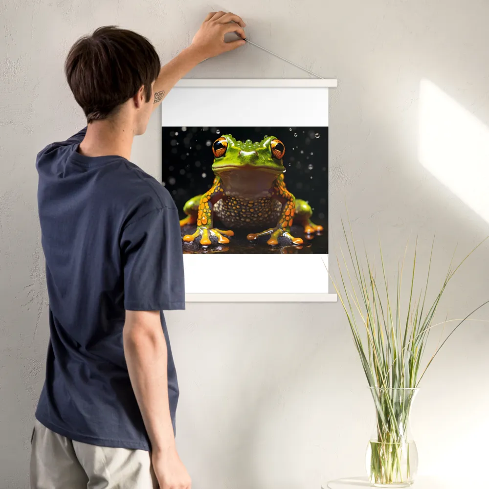 Emerald Elegance: The Frog in Focus