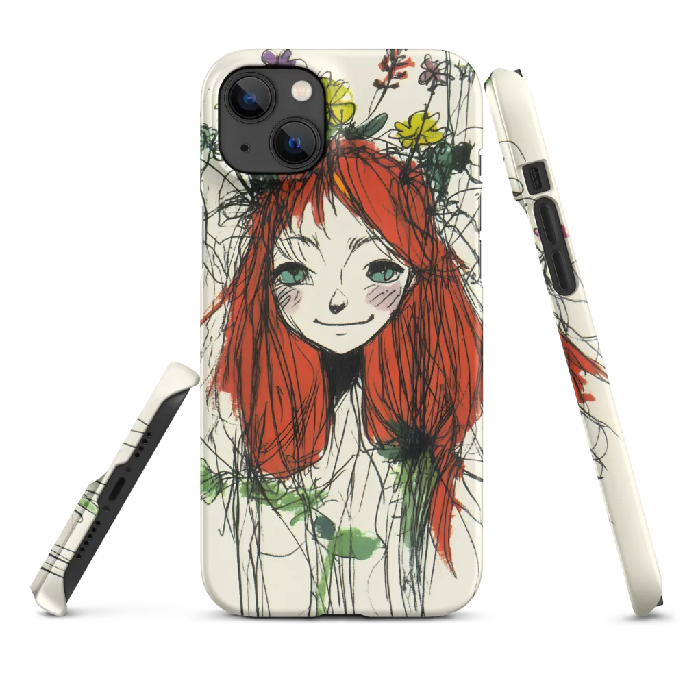 Whimsical Floral Portrait