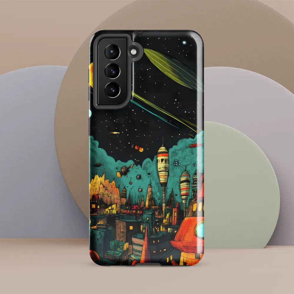 Galactic Cityscape: A Journey Through Imagination