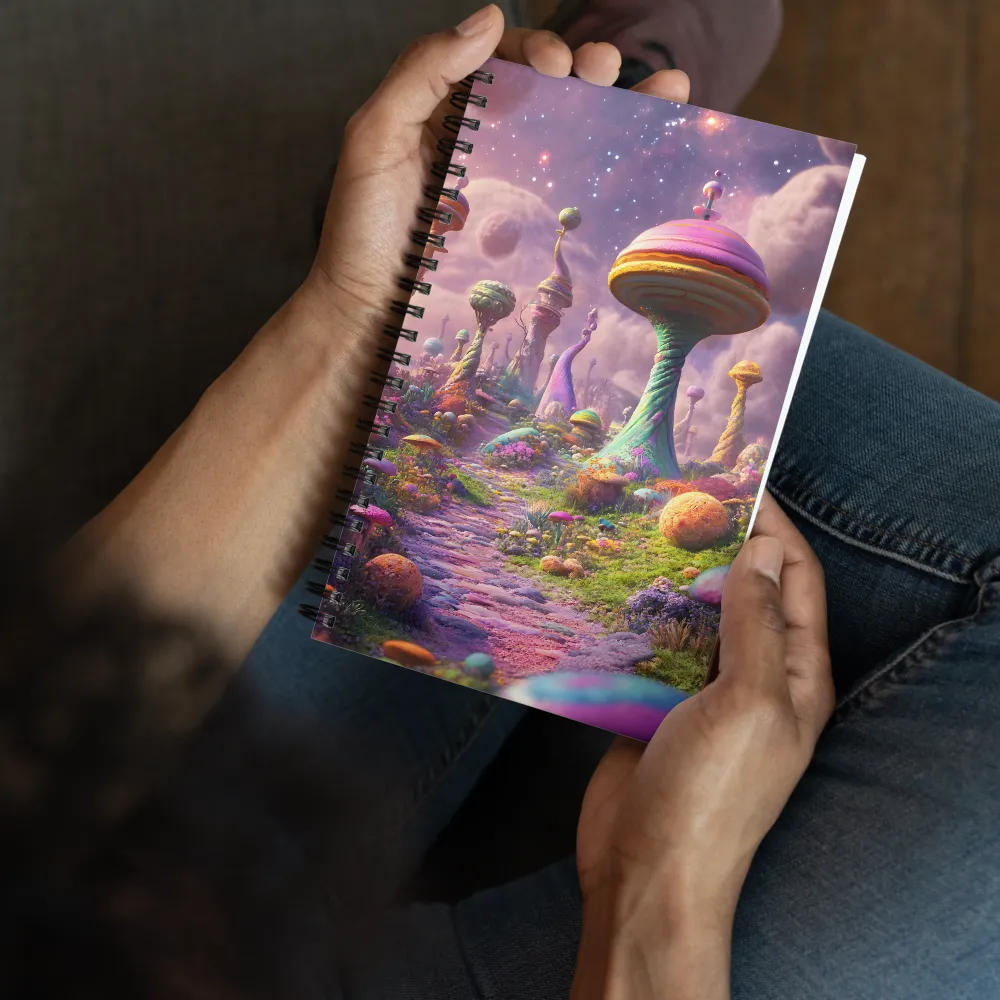 Whimsical Worlds: A Journey Through Fantasy | Spiral Notebook