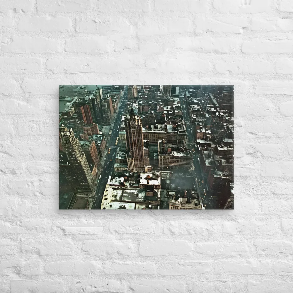 Aerial Symphony of Urban Life | Canvas | 20″×28″