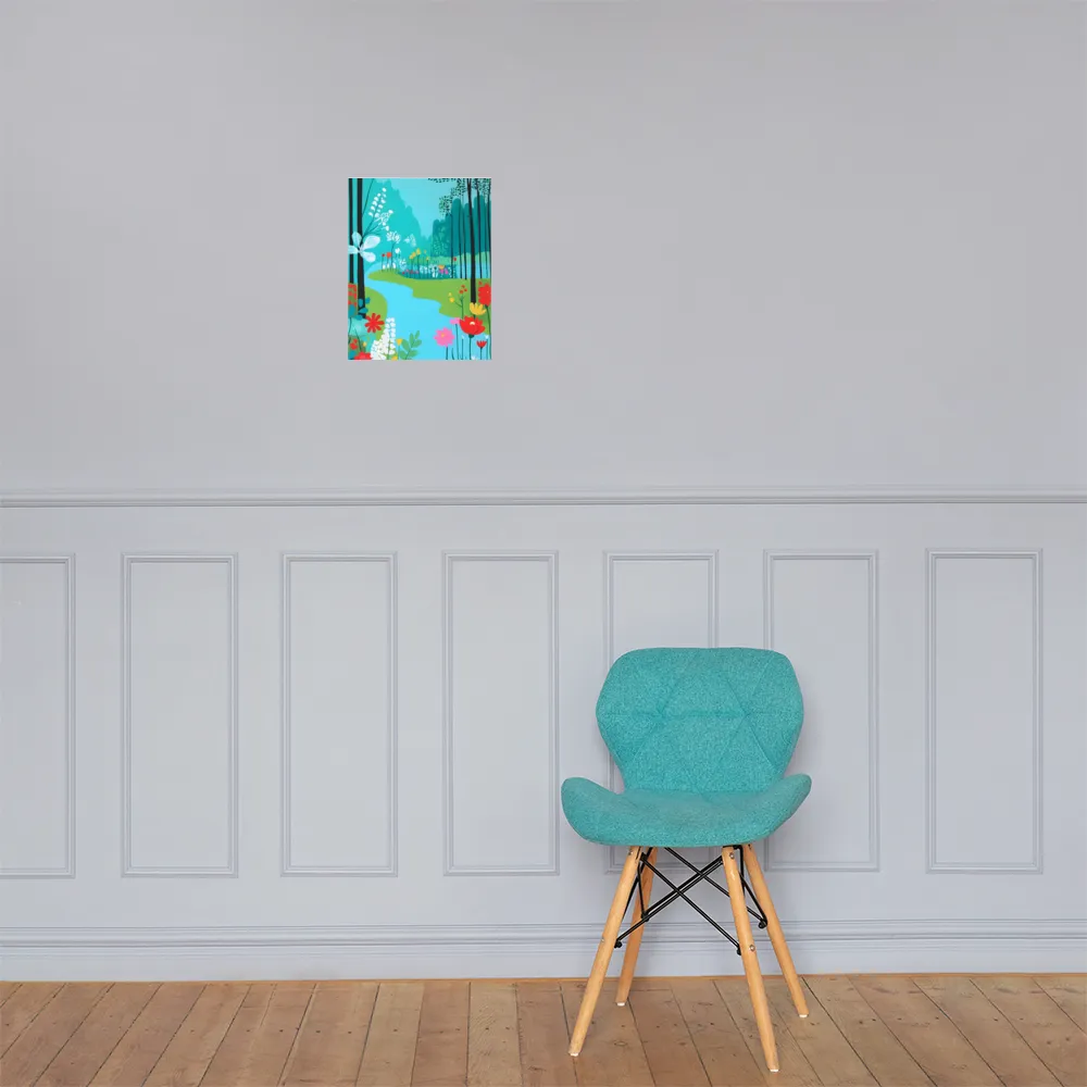 Whispers of Spring: A Colorful Retreat | Poster | 11″×14″