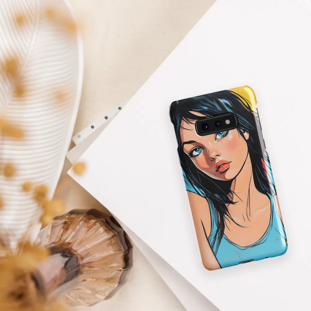 Vibrant Portrait of Modern Youth | Phone Case |  S10e | Snap Case | Glossy