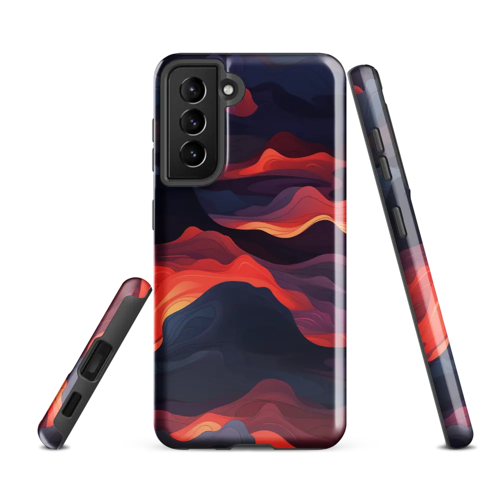 Ethereal Waves of Color | Phone Case |  S21 FE | Tough Case | Glossy