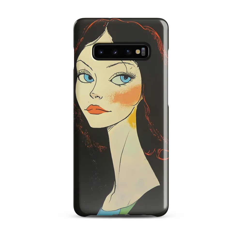 Elegance in Blue | Phone Case |  S10 Plus | Snap Case | Glossy