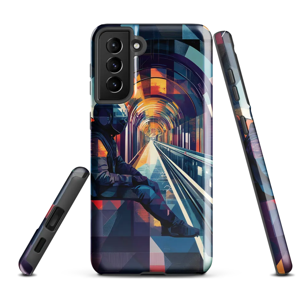 Reflections in a Futuristic Tunnel