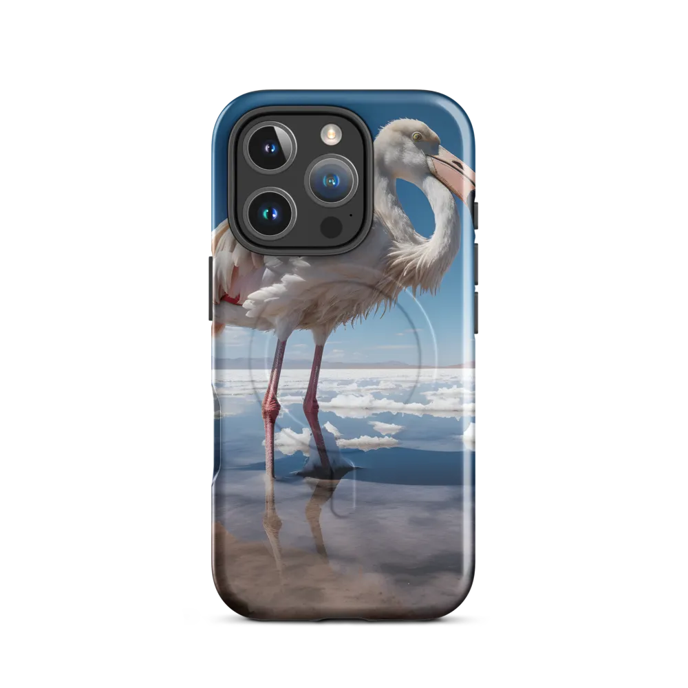 Graceful Solitude of a Flamingo
