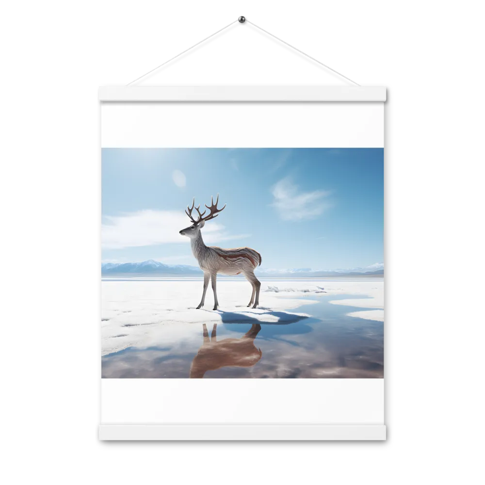 Majesty in Reflection | Poster With White Wood Hanger | 16″×20″