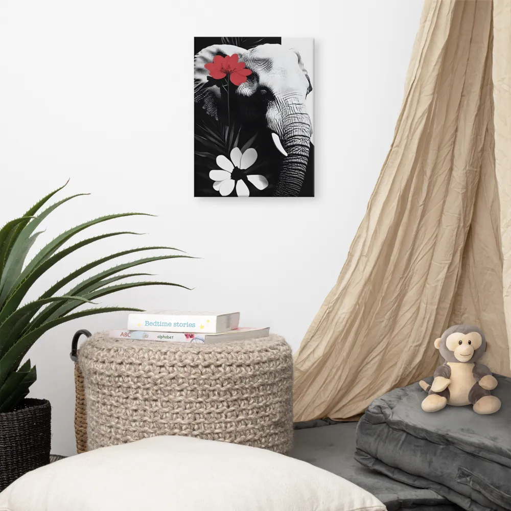 Elephant Harmony | Canvas | 12″×16″