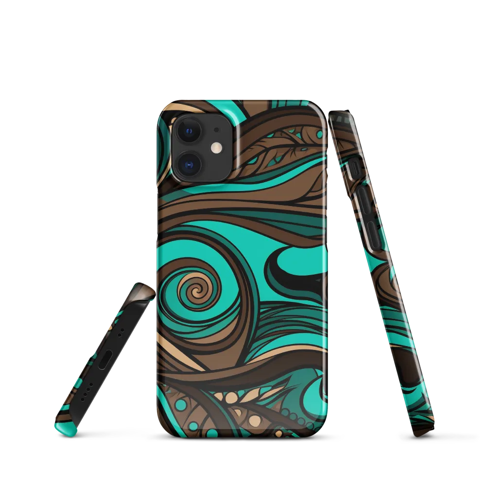 Fluctuating Currents | Phone Case |  12 Mini | Snap Case | Glossy