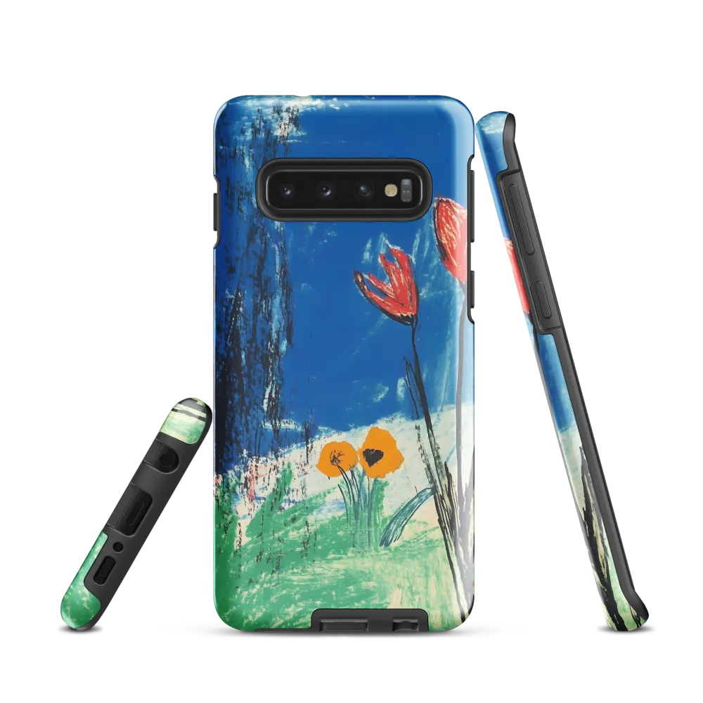 Joyful Blossoms in Blue