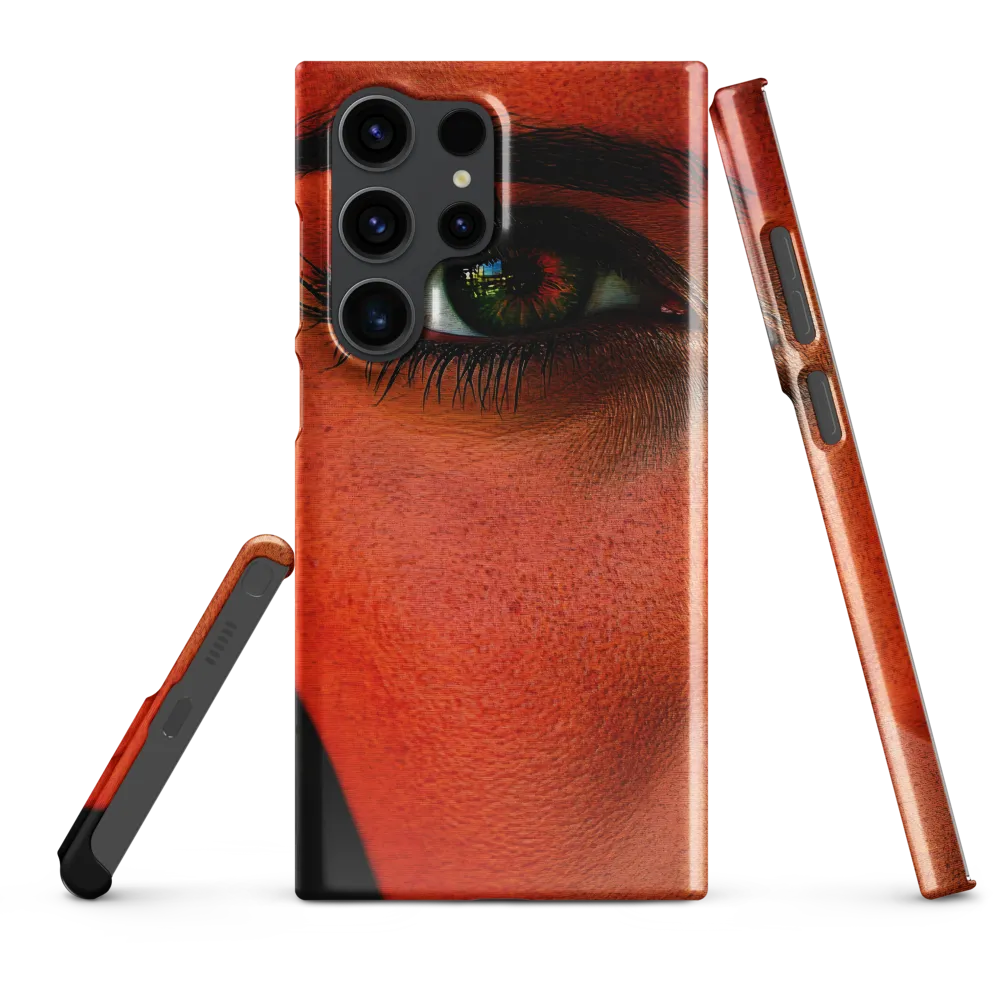 Gaze of Intensity | Phone Case |  S23 Ultra | Snap Case | Glossy