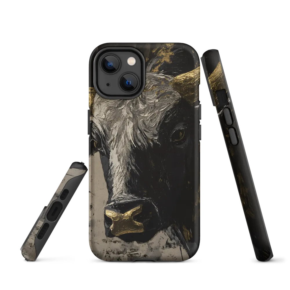 Majestic Bull: The Power in Black and Gold