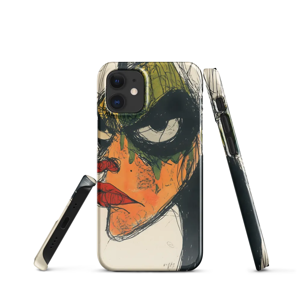 Defiant Visage | Phone Case |  12 Mini | Snap Case | Glossy
