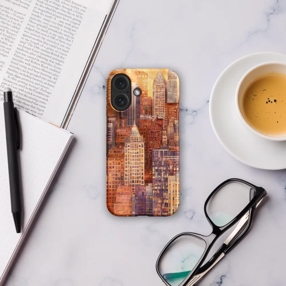 Golden Hour Over the City | Phone Case |  16 | Snap Case | Matte