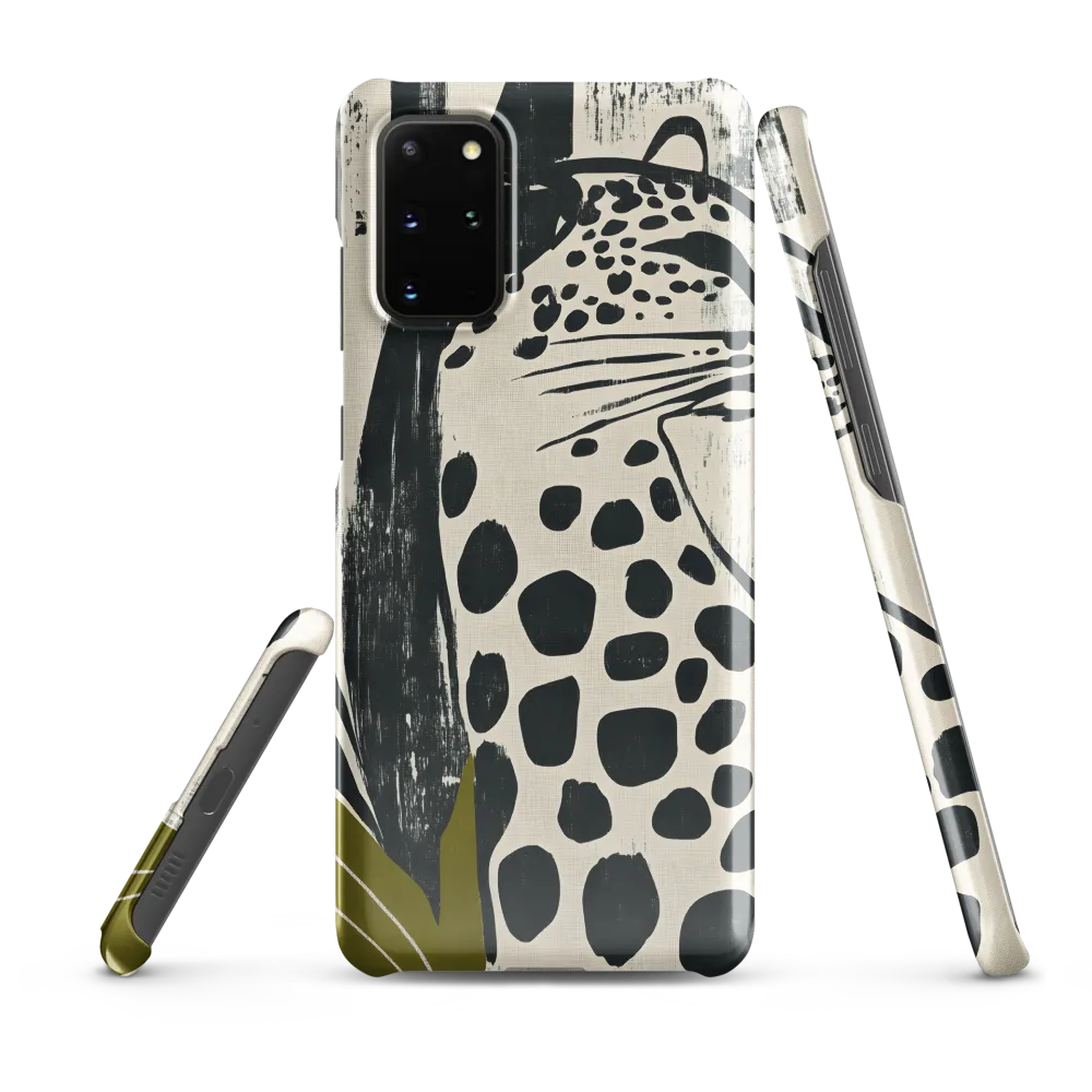 Leopard in Silhouette: A Modern Appeal | Phone Case |  S20 Plus | Snap Case | Glossy