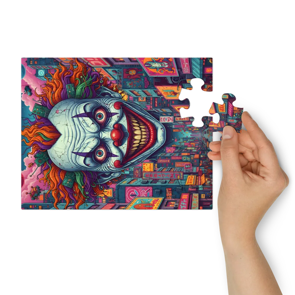 Neon Nightmare 
 Jigsaw Puzzle in Tin Box