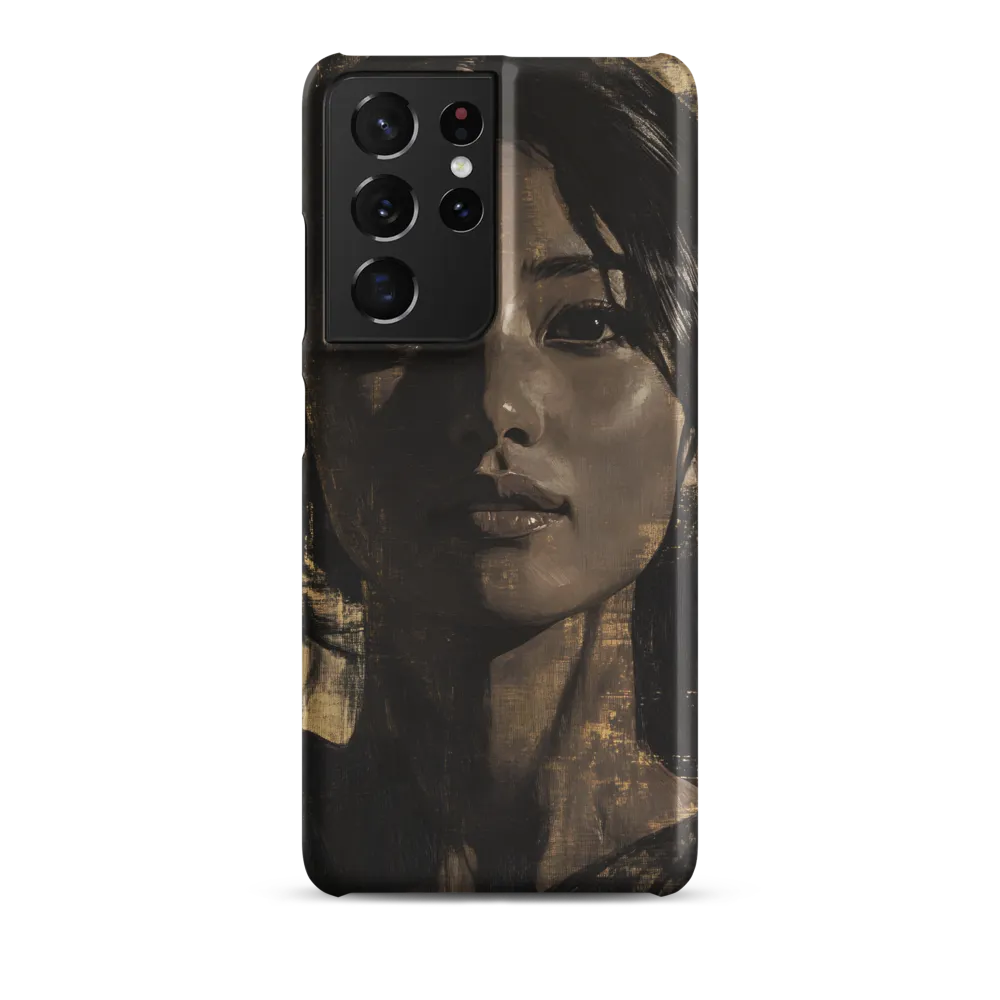 Golden Gaze: A Contemporary Portrait