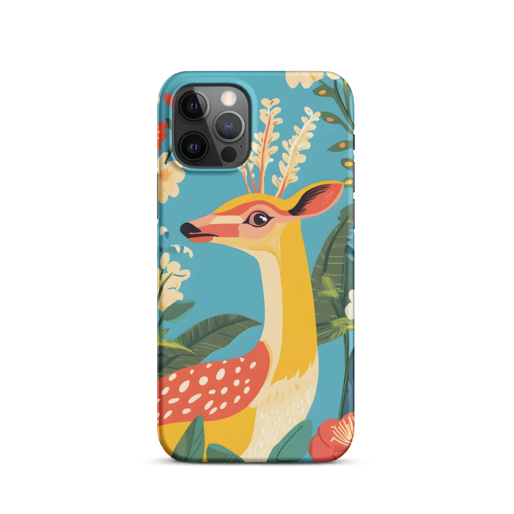 Serene Majesty: A Vibrant Deer Amidst Flora