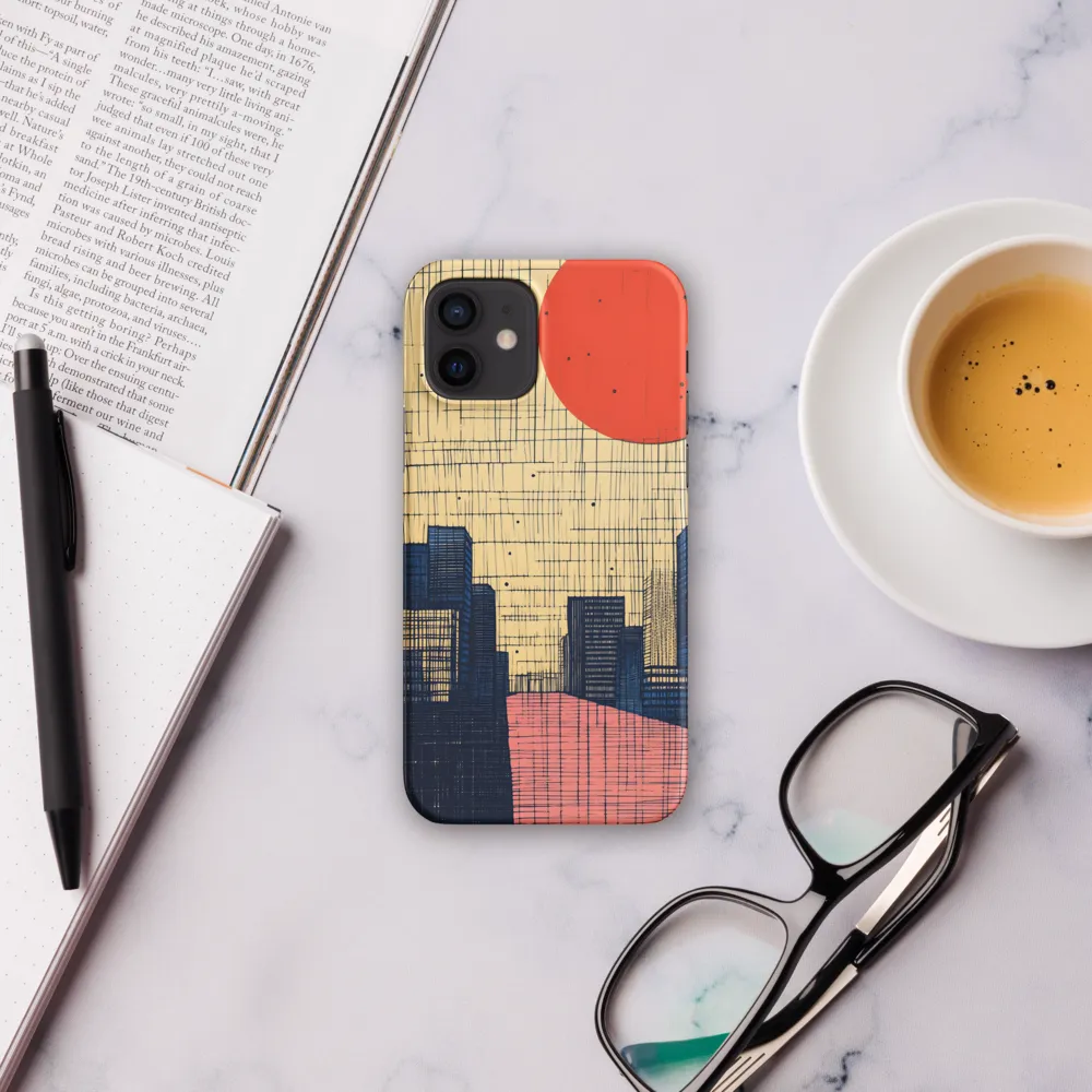 Urban Echoes: A Minimalist Cityscape