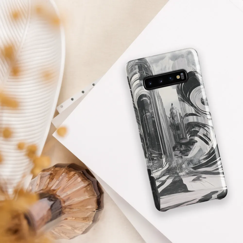 Architectural Dreams in Monochrome | Phone Case |  S10 Plus | Snap Case | Glossy