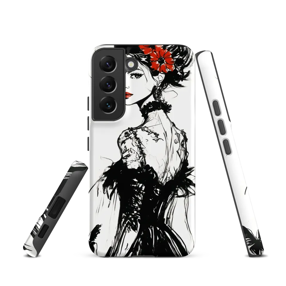 Elegance in Black and Red