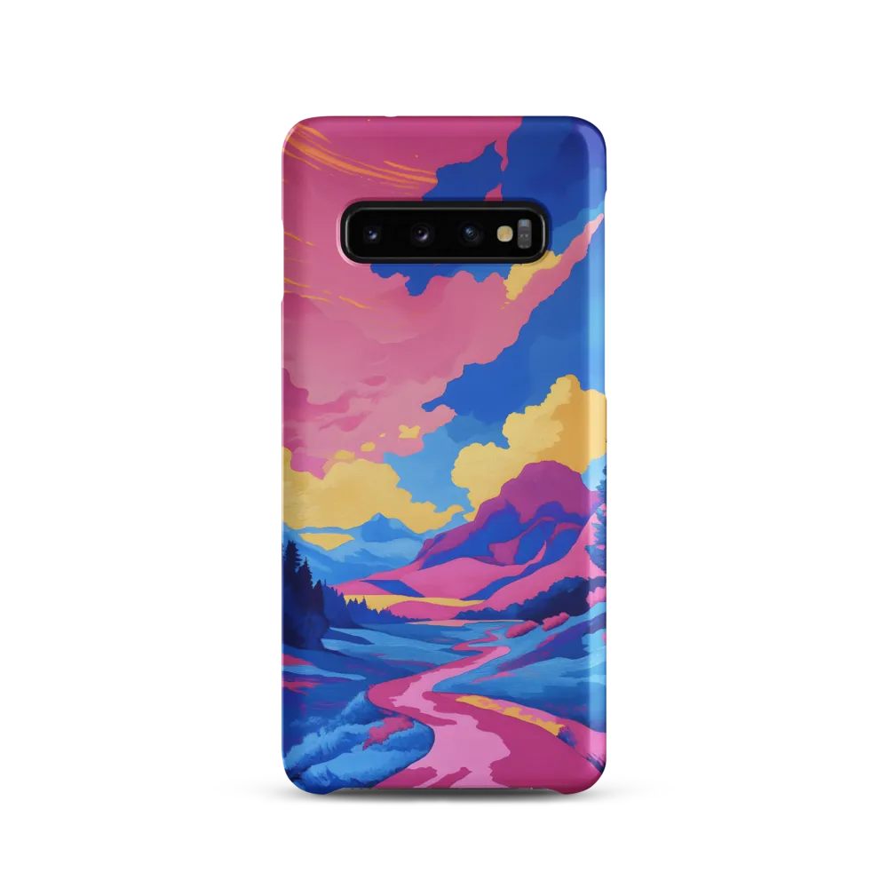 Dreamscape: The Serene River | Phone Case |  S10 | Snap Case | Matte