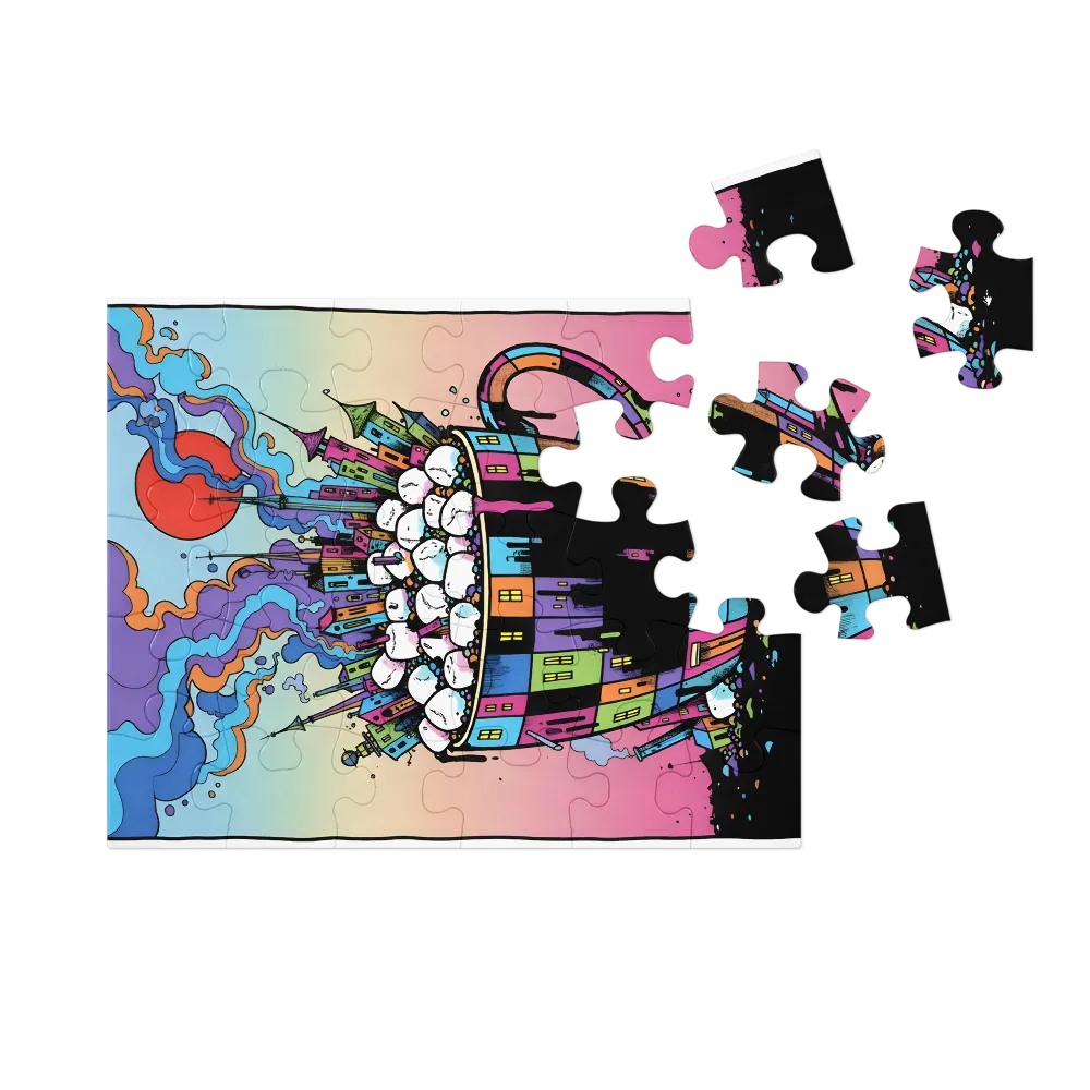 Mug Metropolis 
 Jigsaw Puzzle in Tin Box